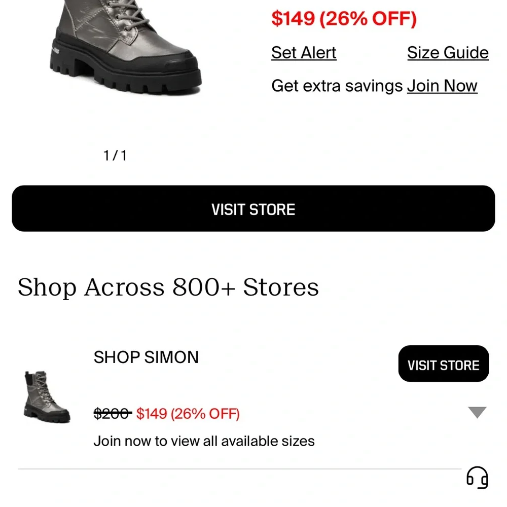 Aldo Combat boots Silver - Picture 6 of 13